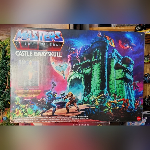 Vintage 1981 80er Jahre Mattel He-Man Masters Of The Universe MOTU Castle Grayskull Greyskull Fortress Spielset Boxed Selten